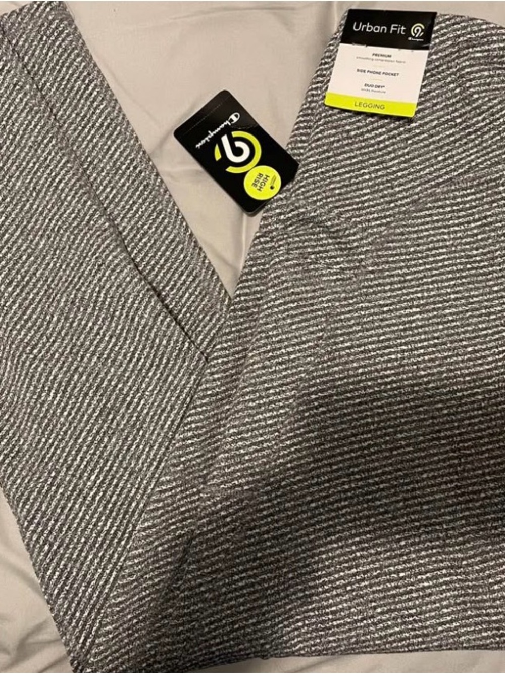 Champion Gray Stripe Track Joggers